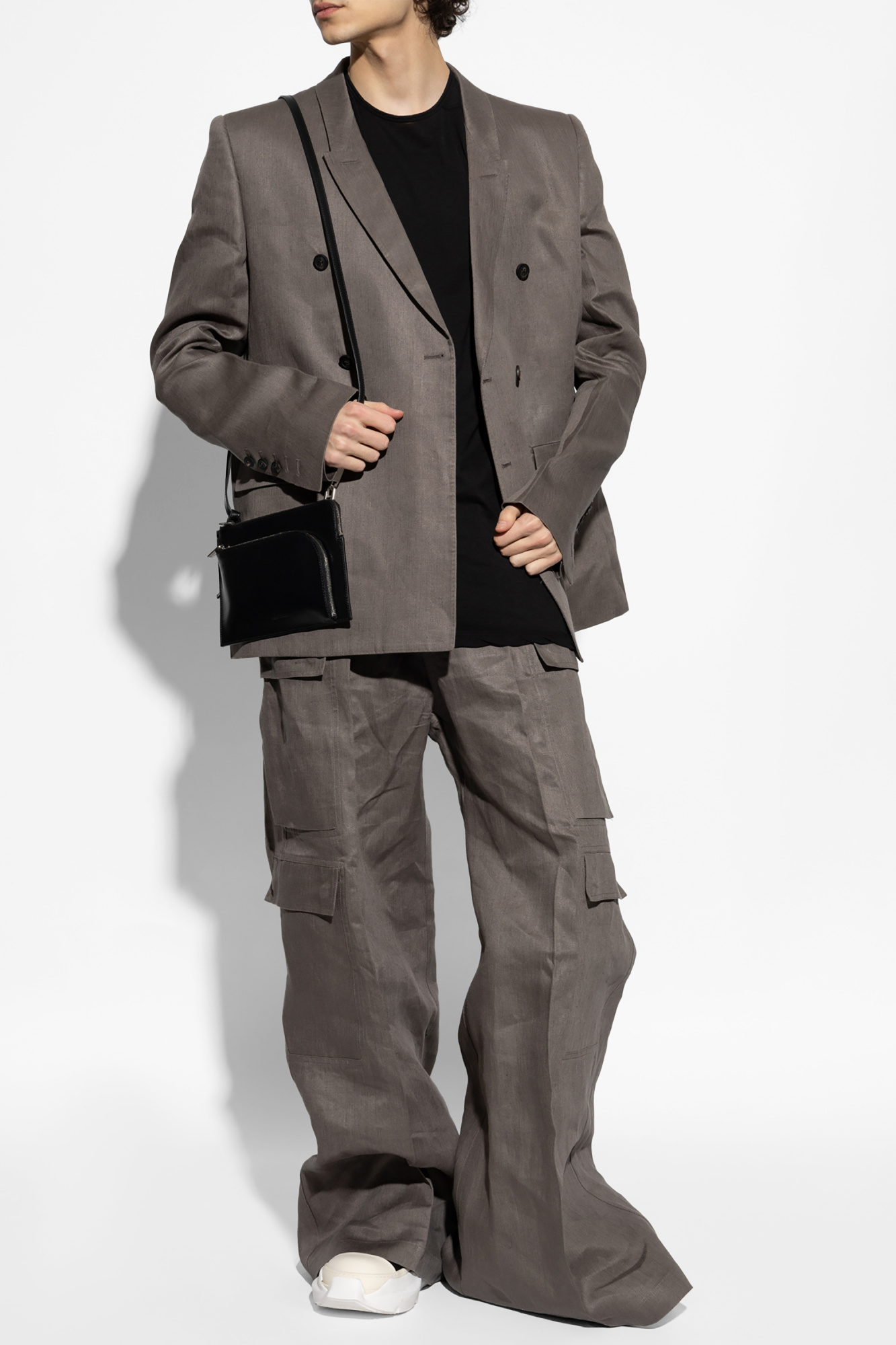 【VIP価格】RICK OWENS Double-breasted Blazer Rick Owens FW16 Mastodon Double-breasted Blazer Size 46